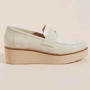 Ilana Platform Loafers in Cream